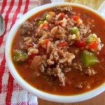 Stuffed pepper soup Recipe Image