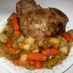 Slow Cooker Top Round Roast with Potatoes & Vegtables Recipe Image