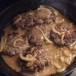 Hamburger Steak with Onions and Gravy Recipe Image