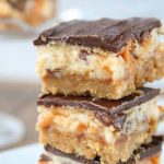 Butterfinger Nutter Butter Cheesecake Bars Recipe Image