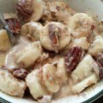 Warm Banana Coconut Breakfast Bowl Recipe Image