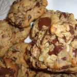 Peanut Butter Oatmeal Chocolate Chunk Cookies Recipe Image