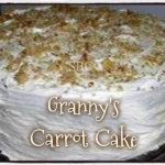 GRANNY'S CARROT CAKE Recipe Image