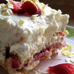 Strawberry Bomb Cake Recipe Image