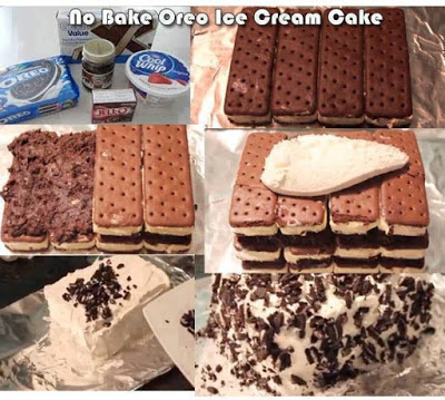 No Bake Oreo Ice Cream Cake