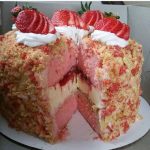 Strawberry shortcake cheesecake Recipe Image