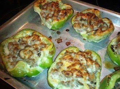 Philly Cheese Steak Stuffed Peppers!