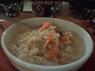 CHICKEN RICE SOUP