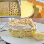 BANANA PUDDING POKE CAKE Recipe Image