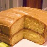 Caramel Cake Recipe Image