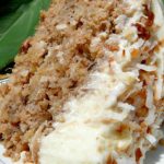 Hawaiian Wedding Cake with Whipped Cream-Cream Cheese Frosting Recipe Image
