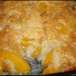 Old Time Oven Peach Cobbler Recipe Image