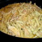 Comforting Chicken & Noodles Crock Pot Recipe Image