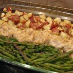 One Pan Chicken Green Beans and Potatoes Recipe Image
