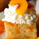 Peach Cobbler Snack Cake Recipe Image