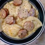 Crockpot Pierogi Casserole with Kielbasa - Easy Meals Recipe Image
