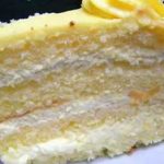 Lemon Cake with Lemon Filling and Lemon Butter Frosting Recipe Image
