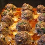 moked Mozzarella Stuffed Meatballs Recipe Image