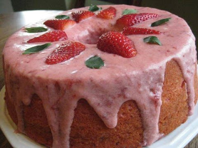 Strawberry Pound Cake!