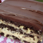 Peanut Butter Chocolate Eclair Cake Recipe Image