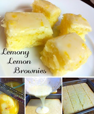 Lemony Lemon Brownies