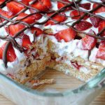 No Bake Strawberry Icebox Cake Recipe Image