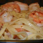 Garlic Shrimp Pasta Recipe Image