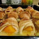 Peach Roll Up Dessert Recipe Image