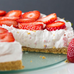 No-Bake Strawberry Cheesecake Recipe Image