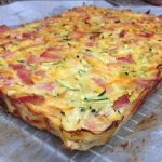Gluten Free Easy Vegetable and Bacon Slice Recipe Image