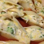 Chicken Broccoli Alfredo Stuffed Shells Recipe Image