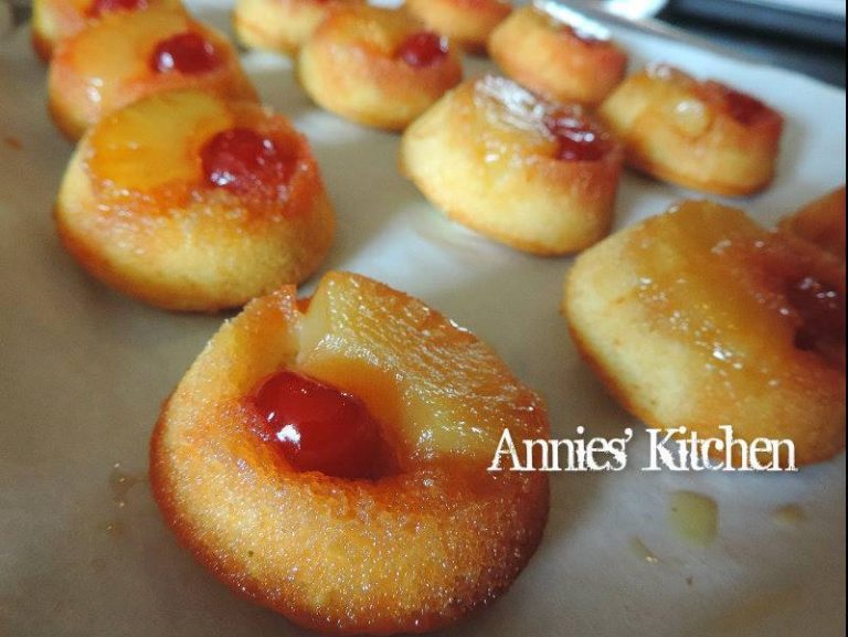 Pineapple Upside-Down Cupcakes Recipe Image