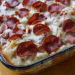 3 Meat Pizza Casserole Recipe Image