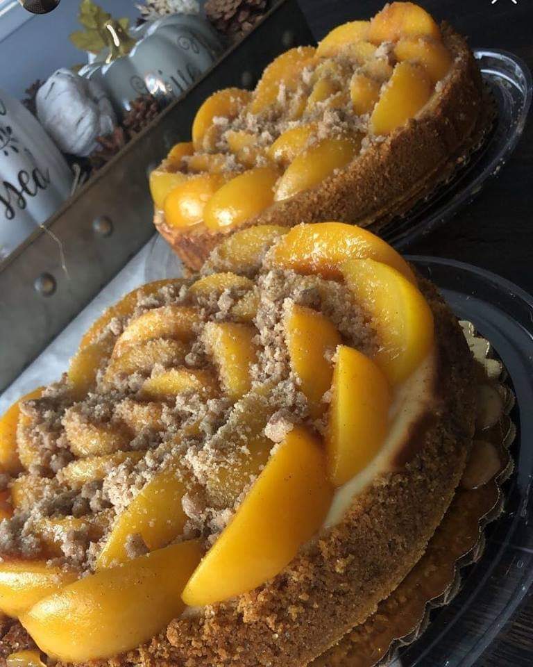 Peach Cobbler Cheesecake Recipe Image