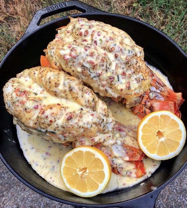 Lobster Tails Recipe with Garlic Lemon Butter Recipe Image