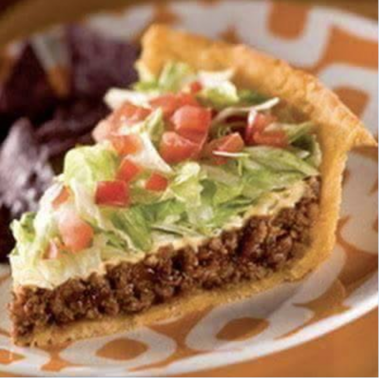 Pillsbury’s Crescent Roll Taco Bake Recipe Image
