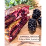 Blackberry Cheesecake Grilled Cheese Sandwich Recipe Image
