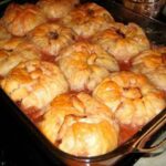 Hot apple dumplings Recipe Image