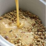 Dump 4 ingredients into a slow cooker. End result is a hearty, tasty chicken and stuffing Recipe Image
