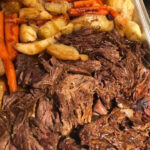 Roast, Potatoes, Carrots & Onions Recipe Image