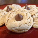 These Peanut Blossoms are soft and chewy Recipe Image