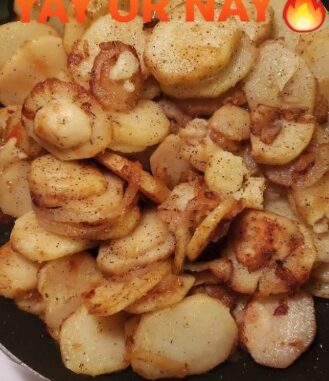 FRIED POTATOES AND ONIONS