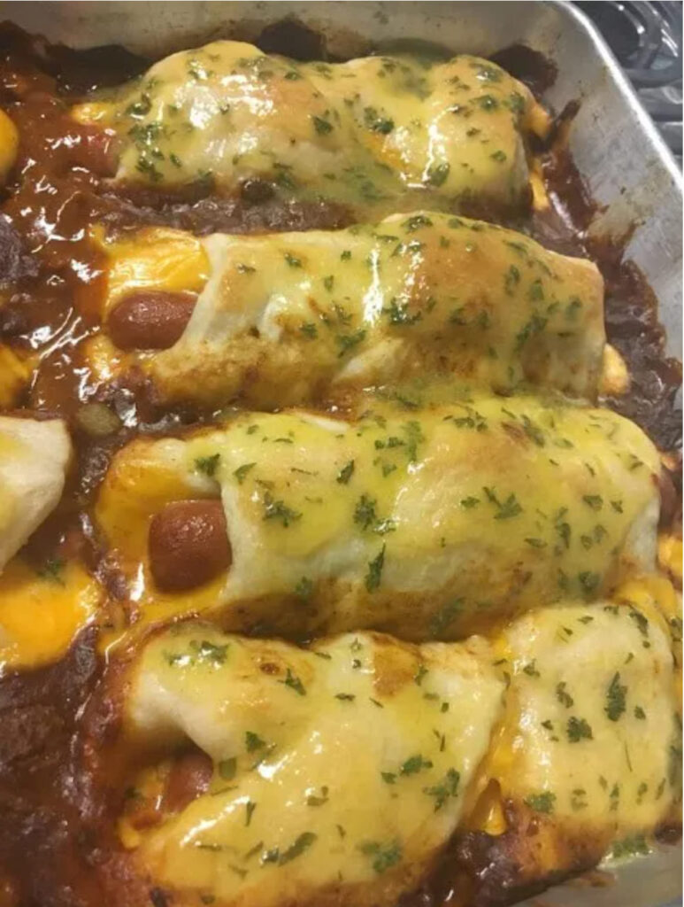 Chili Cheese Dog Casserole Recipe Image