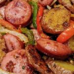 Fried Potatoes and Onions/Peppers with Smoked Sausage Recipe Image