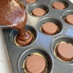 Peanut Butter Cup Stuffed Brookies Recipe Image
