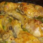 Baked legs with cream of mushroom Recipe Image