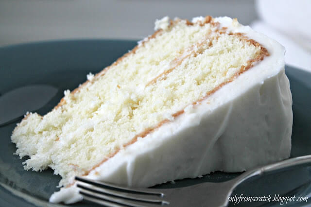 Simple Layer Cake with Vanilla Frosting, from Martha Stewart