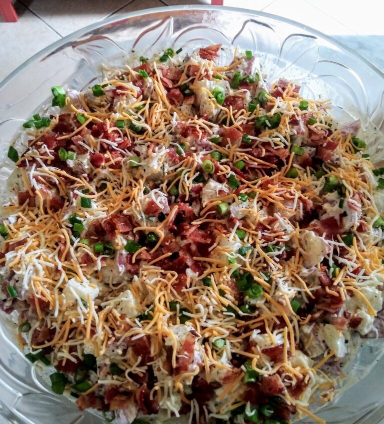 FULLY LOADED BAKED POTATO SALAD! Recipe Image