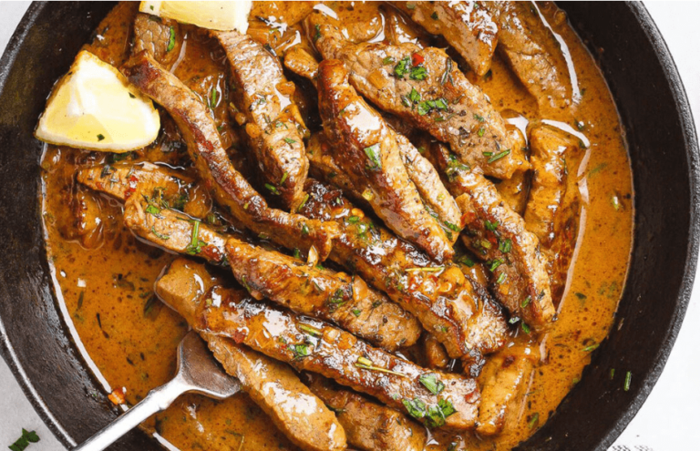 GARLIC BUTTER STEAK AND POTATOES SKILLET Recipe Image