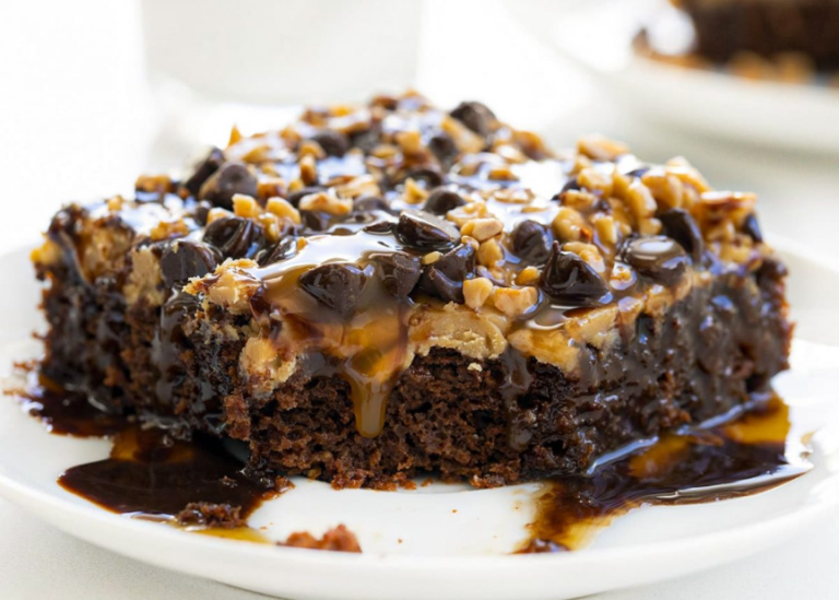 Texas Turtle Sheet Cake Recipe Image